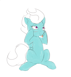 Size: 699x753 | Tagged: safe, artist:alasou, character:fleetfoot, species:pegasus, species:pony, female, mare, raspberry, silly, silly pony, simple background, sketch, solo, tongue out, white background