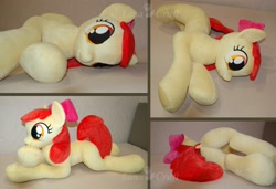 Size: 2900x1985 | Tagged: safe, artist:lanacraft, character:apple bloom, irl, life size, photo, plushie