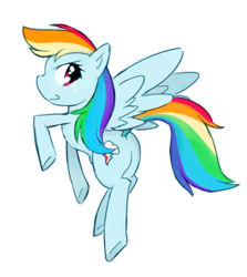 Size: 4996x5603 | Tagged: safe, artist:akainu_pony, character:rainbow dash, species:pegasus, species:pony, absurd resolution, cute, dashabetes, female, mare, pixiv, simple background, solo, white background
