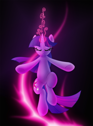 Size: 800x1084 | Tagged: safe, artist:dfectivedvice, artist:xhazxmatx, character:twilight sparkle, colored, magic, solo