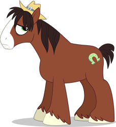 Size: 4000x4392 | Tagged: safe, artist:ambassad0r, character:trouble shoes, species:earth pony, species:pony, episode:appleoosa's most wanted, g4, my little pony: friendship is magic, absurd resolution, clothing, hat, simple background, solo, transparent background, vector
