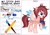 Size: 1024x724 | Tagged: safe, artist:kaifloof, base used, oc, oc only, oc:rose scribbles, species:pegasus, species:pony, g4, coat markings, color palette, colored wings, cutie mark, female, happy, multicolored hair, multicolored wings, old design, pegasus oc, ponytail, raised hoof, reference sheet, socks (coat marking), wings
