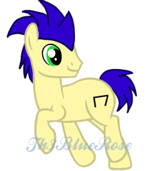 Size: 567x633 | Tagged: safe, artist:kaifloof, base used, oc, oc only, oc:gamma seven, species:earth pony, species:pony, g4, commission, earth pony oc