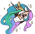 Size: 982x935 | Tagged: safe, character:princess celestia, species:alicorn, species:pony, g4, frowning, glasses, simple background, solo, sparkles