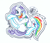 Size: 2778x2388 | Tagged: safe, artist:vegemiteguzzler, character:rainbow dash, character:rarity, species:pegasus, species:pony, species:unicorn, ship:raridash, g4, cuddling, duo, hug, lesbian, sleeping, snuggling, traditional art