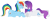 Size: 2172x835 | Tagged: dead source, safe, artist:arastane-siryphia, character:rainbow dash, character:rarity, species:pegasus, species:pony, species:unicorn, ship:raridash, g4, blushing, boop, collar, duo, lesbian, simple background, smiling, transparent background