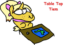 Size: 1757x1115 | Tagged: safe, artist:riddleoflightning, oc, species:pony, species:unicorn, g4, bean pony, comic sans, mane bow, simple background, solo, tabletop gaming, text, transparent background