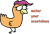 Size: 1308x889 | Tagged: safe, artist:riddleoflightning, character:scootaloo, oc, species:chicken, g4, comic sans, simple background, solo, species swap, text, transparent background