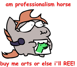 Size: 716x628 | Tagged: safe, artist:riddleoflightning, oc, species:earth pony, species:pony, g4, bean pony, comic sans, headphones, simple background, solo, text, transparent background