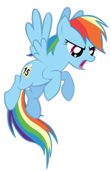Size: 979x1500 | Tagged: safe, artist:ember heartshine, manebooru original, character:rainbow dash, species:pegasus, species:pony, episode:sonic rainboom, g4, my little pony: friendship is magic, license:cc-by-sa, female, mare, simple background, solo, svg, transparent background, vector