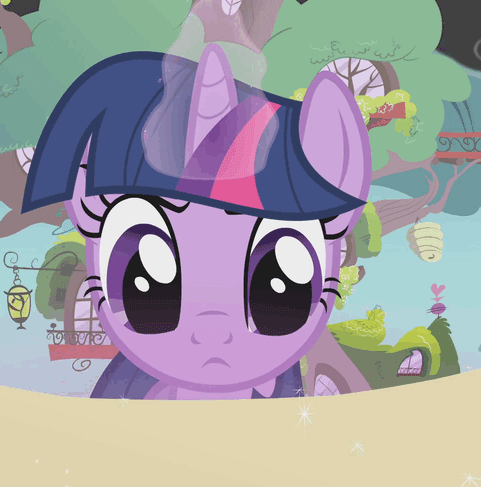 Size: 481x487 | Tagged: safe, edit, edited screencap, screencap, character:twilight sparkle, character:twilight sparkle (unicorn), species:pony, species:unicorn, episode:dragonshy, g4, my little pony: friendship is magic, animated, female, glowing horn, magic, map, reaction image, solo, telekinesis, what the fuck am i reading, wtf