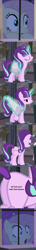 Size: 585x4098 | Tagged: safe, edit, edited screencap, screencap, character:fluttershy, character:starlight glimmer, episode:the cutie map, g4, my little pony: friendship is magic, dat towelin', jet fuel can't melt steel beams, meme