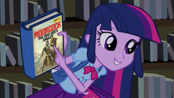 Size: 1689x950 | Tagged: safe, edit, screencap, character:twilight sparkle, my little pony:equestria girls, michael moorcock