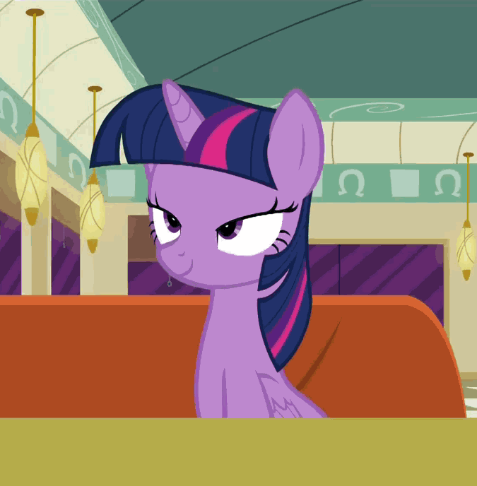 Size: 675x688 | Tagged: safe, edit, edited screencap, screencap, character:twilight sparkle, character:twilight sparkle (alicorn), species:alicorn, species:pony, episode:the saddle row review, g4, my little pony: friendship is magic, animated, chocolate, chocolate milk, cute, everything is ruined, exploitable meme, female, gif, mare, meme, milk, pure unfiltered evil, smuglight sparkle, solo, spilled milk, squee, text, trollight sparkle, twiabetes