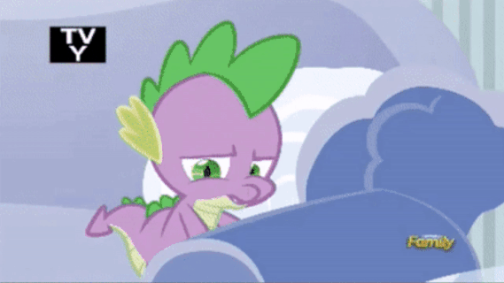 Size: 569x320 | Tagged: safe, edit, edited screencap, screencap, character:rainbow dash, character:spike, episode:newbie dash, g4, my little pony: friendship is magic, animated, image macro, meme, reference, super mario rpg, tackle, text