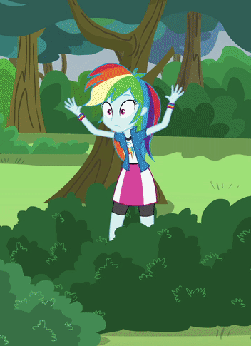 Size: 352x485 | Tagged: safe, edit, screencap, character:rainbow dash, episode:pinkie spy, equestria girls:friendship games, g4, my little pony: equestria girls, my little pony:equestria girls, animated, female, reversed, solo