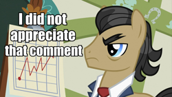 Size: 960x540 | Tagged: safe, edit, edited screencap, screencap, character:filthy rich, episode:family appreciation day, g4, my little pony: friendship is magic, image macro, meme, solo