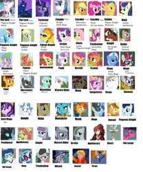 Size: 1312x1576 | Tagged: safe, edit, edited screencap, screencap, character:apple bloom, character:applejack, character:babs seed, character:big mcintosh, character:bon bon, character:braeburn, character:bulk biceps, character:caramel, character:cheerilee, character:cheese sandwich, character:curly winds, character:derpy hooves, character:discord, character:dj pon-3, character:doctor whooves, character:fancypants, character:firefly, character:flash sentry, character:fluttershy, character:gilda, character:iron will, character:limestone pie, character:lyra heartstrings, character:marble pie, character:maud pie, character:megan williams, character:moondancer, character:neon lights, character:octavia melody, character:pinkie pie, character:princess cadance, character:princess celestia, character:princess ember, character:princess luna, character:rainbow dash, character:rarity, character:rising star, character:scootaloo, character:soarin', character:spike, character:spitfire, character:star swirl the bearded, character:starlight glimmer, character:sunburst, character:sunset shimmer, character:sweetie belle, character:sweetie drops, character:thorax, character:thunderlane, character:time turner, character:tree hugger, character:trixie, character:trouble shoes, character:twilight sparkle, character:twilight sparkle (alicorn), character:vinyl scratch, character:zecora, species:alicorn, species:changeling, species:dragon, species:griffon, species:pegasus, species:pony, species:zebra, anna (fire emblem), crossover, curly winds, fire emblem, male, mane seven, mane six, some blue guy, wall of tags