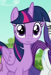 Size: 1200x1761 | Tagged: safe, edit, edited screencap, screencap, character:rarity, character:twilight sparkle, character:twilight sparkle (alicorn), species:alicorn, species:pony, episode:applejack's day off, looking at you
