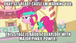 Size: 600x337 | Tagged: safe, edit, edited screencap, screencap, character:pinkie pie, episode:a friend in deed, g4, my little pony: friendship is magic, image macro, meme, sing (movie)