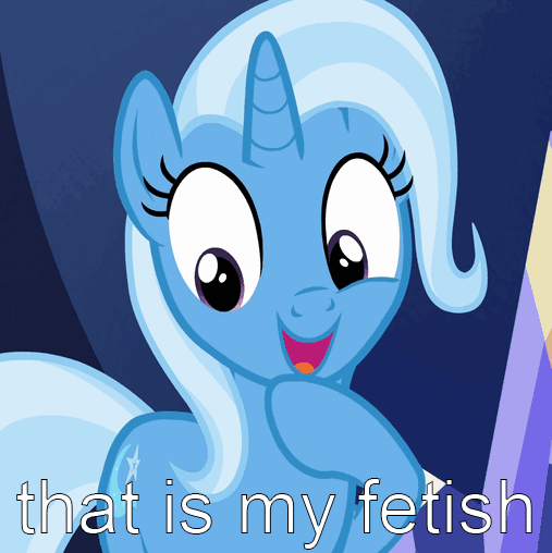 Size: 507x508 | Tagged: safe, edit, screencap, character:trixie, species:pony, species:unicorn, episode:all bottled up, g4, my little pony: friendship is magic, animated, female, gif, loop, mare, meme, nodding, reaction image, solo, that is my fetish