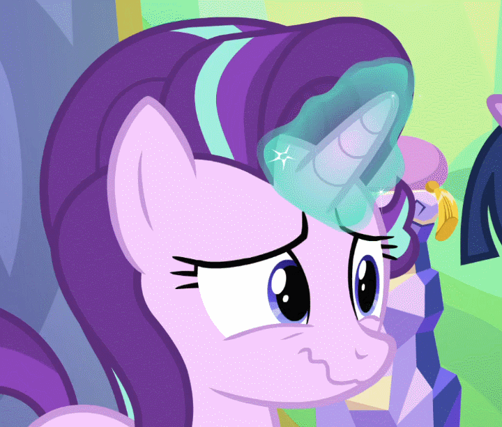 Size: 720x613 | Tagged: safe, edit, edited screencap, screencap, character:starlight glimmer, character:twilight sparkle, character:twilight sparkle (alicorn), species:alicorn, species:pony, episode:celestial advice, g4, my little pony: friendship is magic, animated, cropped, crying, gif, happy