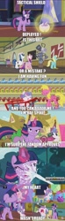 Size: 1920x6467 | Tagged: safe, edit, edited screencap, screencap, character:cherry berry, character:princess cadance, character:princess flurry heart, character:sassaflash, character:shining armor, character:spike, character:twilight sparkle, character:twilight sparkle (alicorn), species:alicorn, species:dragon, species:pony, episode:a flurry of emotions, g4, my little pony: friendship is magic, absurd resolution, best aunt ever, brazzers, milk, ponyville hospital, screencap comic, twilight's castle