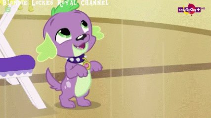 Size: 427x240 | Tagged: safe, edit, edited screencap, screencap, character:spike, character:spike (dog), species:dog, species:pony, equestria girls:dance magic, g4, my little pony: equestria girls, my little pony:equestria girls, spoiler:eqg specials, animated, bipedal, gif, paws
