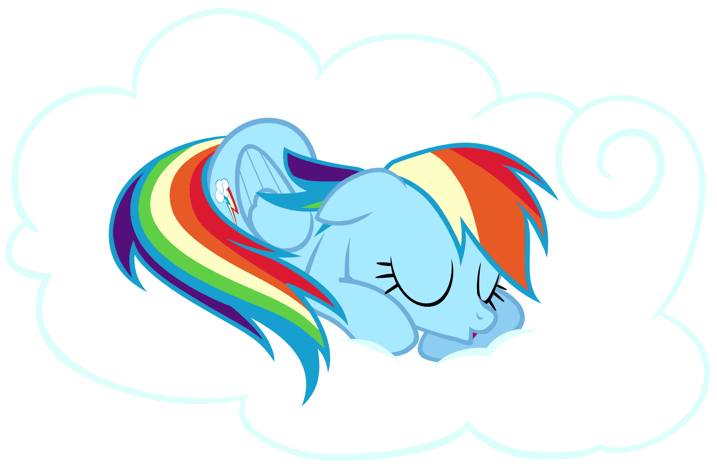 Size: 1458x950 | Tagged: safe, edit, edited screencap, screencap, character:rainbow dash, species:pegasus, species:pony, episode:the cutie pox, g4, my little pony: friendship is magic, animated, cloud, cute, dashabetes, female, mare, simple background, sleeping, sleepydash, solo, transparent background
