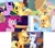 Size: 1152x1024 | Tagged: safe, edit, edited screencap, screencap, character:apple cider, character:apple cobbler, character:applejack, character:fluttershy, character:pinkie pie, character:rainbow dash, character:rarity, character:twilight sparkle, species:pony, episode:dragonshy, episode:friendship is magic, episode:made in manehattan, episode:rainbow falls, g4, my little pony: friendship is magic, apple family member, hoof in mouth, hoofjack, mane six