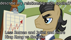 Size: 1366x768 | Tagged: safe, edit, edited screencap, screencap, character:filthy rich, species:pony, episode:family appreciation day, g4, my little pony: friendship is magic, image macro, meme, my hero, solo