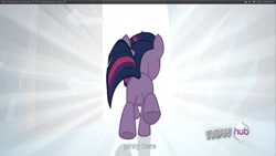 Size: 1920x1080 | Tagged: safe, edit, edited screencap, screencap, character:twilight sparkle, species:pony, episode:the crystal empire, g4, my little pony: friendship is magic, butt, caption, female, mare, meme, plot, solo, youtube caption