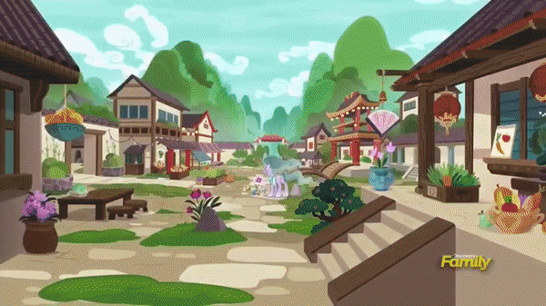 Size: 600x337 | Tagged: safe, edit, edited screencap, screencap, character:mistmane, species:pony, episode:campfire tales, g4, my little pony: friendship is magic, animated, bad end, flower, gif, magic, reversed, solo