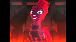 Size: 1280x716 | Tagged: safe, edit, edited screencap, screencap, character:tempest shadow, my little pony: the movie (2017), broken horn, eye scar, female, horn, open up your eyes, scar, solo