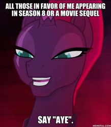 Size: 600x688 | Tagged: safe, edit, edited screencap, screencap, character:tempest shadow, my little pony: the movie (2017), image macro, meme