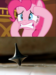 Size: 571x757 | Tagged: safe, edit, edited screencap, screencap, character:pinkie pie, episode:too many pinkie pies, g4, my little pony: friendship is magic, female, inception, solo, top