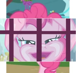 Size: 360x343 | Tagged: safe, edit, edited screencap, screencap, character:pinkie pie, species:earth pony, species:pony, episode:daring done, episode:friendship is magic, g4, my little pony: friendship is magic, faec, female, mare, wat