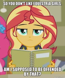 Size: 600x720 | Tagged: safe, edit, edited screencap, screencap, character:sunset shimmer, episode:the finals countdown, g4, my little pony: equestria girls, my little pony:equestria girls, equestria girls drama, image macro, meme, mouthpiece