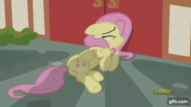 Size: 640x360 | Tagged: safe, edit, edited screencap, screencap, character:fluttershy, species:pony, episode:fame and misfortune, g4, my little pony: friendship is magic, animated, don't let your kids watch it, exploitable meme, imminent rape, imminent sex, lazytown, meme, robbie rotten