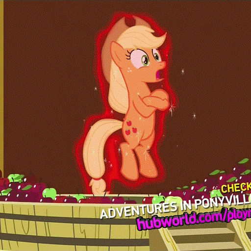 Size: 512x512 | Tagged: safe, edit, edited screencap, screencap, character:applejack, episode:magic duel, g4, my little pony: friendship is magic, animated, oops, tickle torture, tickling