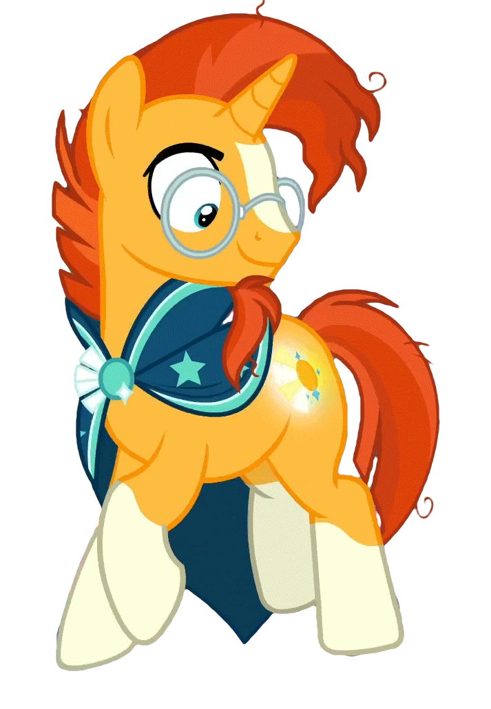 Size: 713x1030 | Tagged: safe, edit, edited screencap, screencap, character:sunburst, species:pony, species:unicorn, episode:the parent map, g4, adorkable, animated, background removed, cloak, clothing, cute, dork, glasses, hopping, loop, male, simple background, solo, stallion, sunbetes, transparent background