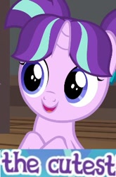 Size: 235x356 | Tagged: safe, edit, edited screencap, screencap, character:starlight glimmer, episode:uncommon bond, g4, my little pony: friendship is magic, cropped, female, filly, filly starlight glimmer, meme, solo, wow! glimmer, younger