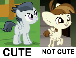 Size: 952x720 | Tagged: safe, edit, edited screencap, screencap, character:featherweight, character:rumble, species:pegasus, species:pony, abuse, colt, cute, male, meme, op is a duck
