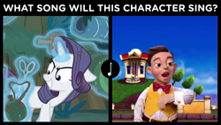 Size: 1920x1080 | Tagged: safe, edit, edited screencap, screencap, character:mean rarity, episode:the mean 6, g4, my little pony: friendship is magic, clone, greedity, lazytown, mine, song reference, stingy