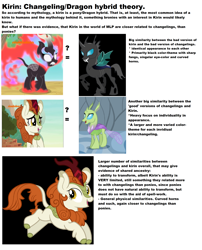 Size: 1940x2396 | Tagged: safe, edit, edited screencap, screencap, character:autumn blaze, species:changeling, species:kirin, species:reformed changeling, episode:sounds of silence, g4, my little pony: friendship is magic, spoiler:s08, nirik, text, theory