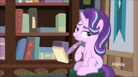 Size: 480x270 | Tagged: safe, edit, edited screencap, screencap, character:starlight glimmer, episode:the parent map, g4, animated, facehoof, reaction image