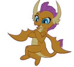 Size: 649x584 | Tagged: safe, edit, screencap, character:smolder, species:dragon, episode:a rockhoof and a hard place, g4, my little pony: friendship is magic, background removed, dragoness, female, simple background, smug, solo, transparent background