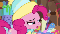 Size: 1280x720 | Tagged: safe, edit, edited screencap, screencap, character:alice, character:aurora, character:bori, character:pinkie pie, species:deer, species:earth pony, species:pony, species:reindeer, episode:best gift ever, g4, my little pony: friendship is magic, 22 short films about springfield, animated, apron, aurora borealis, bell, bow, bowl, christmas, christmas lights, clothing, dialogue, ear piercing, earring, female, glasses, hat, holiday, hopping, jewelry, magic, mare, meme, mixing, mixing bowl, piercing, present, scarf, sound, steamed hams, superintendent chalmers, telekinesis, that was fast, the gift givers, the simpsons, webm