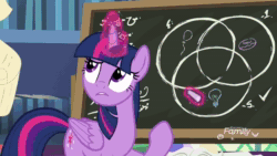 Size: 1280x720 | Tagged: safe, edit, edited screencap, screencap, character:twilight sparkle, character:twilight sparkle (alicorn), species:alicorn, species:pony, episode:best gift ever, g4, my little pony: friendship is magic, animated, book, chalkboard, derp, discovery family logo, faec, female, food, mare, pudding, pudding face, solo, sound, that pony sure does love pudding, twilight snapple, twilight sparkle is best facemaker, twilight's castle, twilighting, webm, youtube, youtube link
