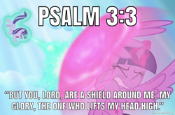 Size: 1200x792 | Tagged: safe, edit, edited screencap, screencap, character:starlight glimmer, character:twilight sparkle, character:twilight sparkle (alicorn), species:alicorn, species:pony, episode:the cutie re-mark, bible, bible verse, christianity, religion, text